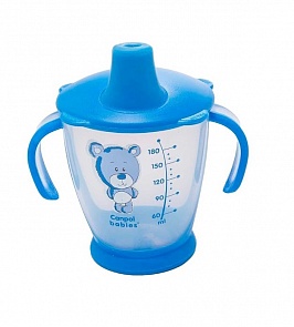 Поильник Медвежонок, 180 мл, синий (Canpol babies, 31/500)